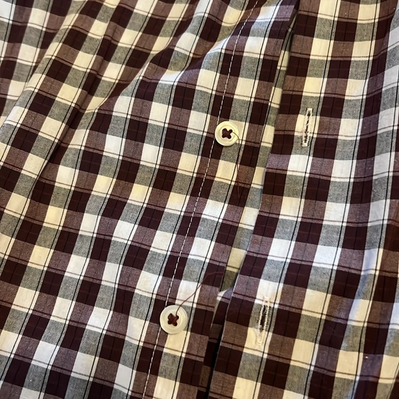 VanHeusen Studio Checkered Button Up - Picture 4 of 5